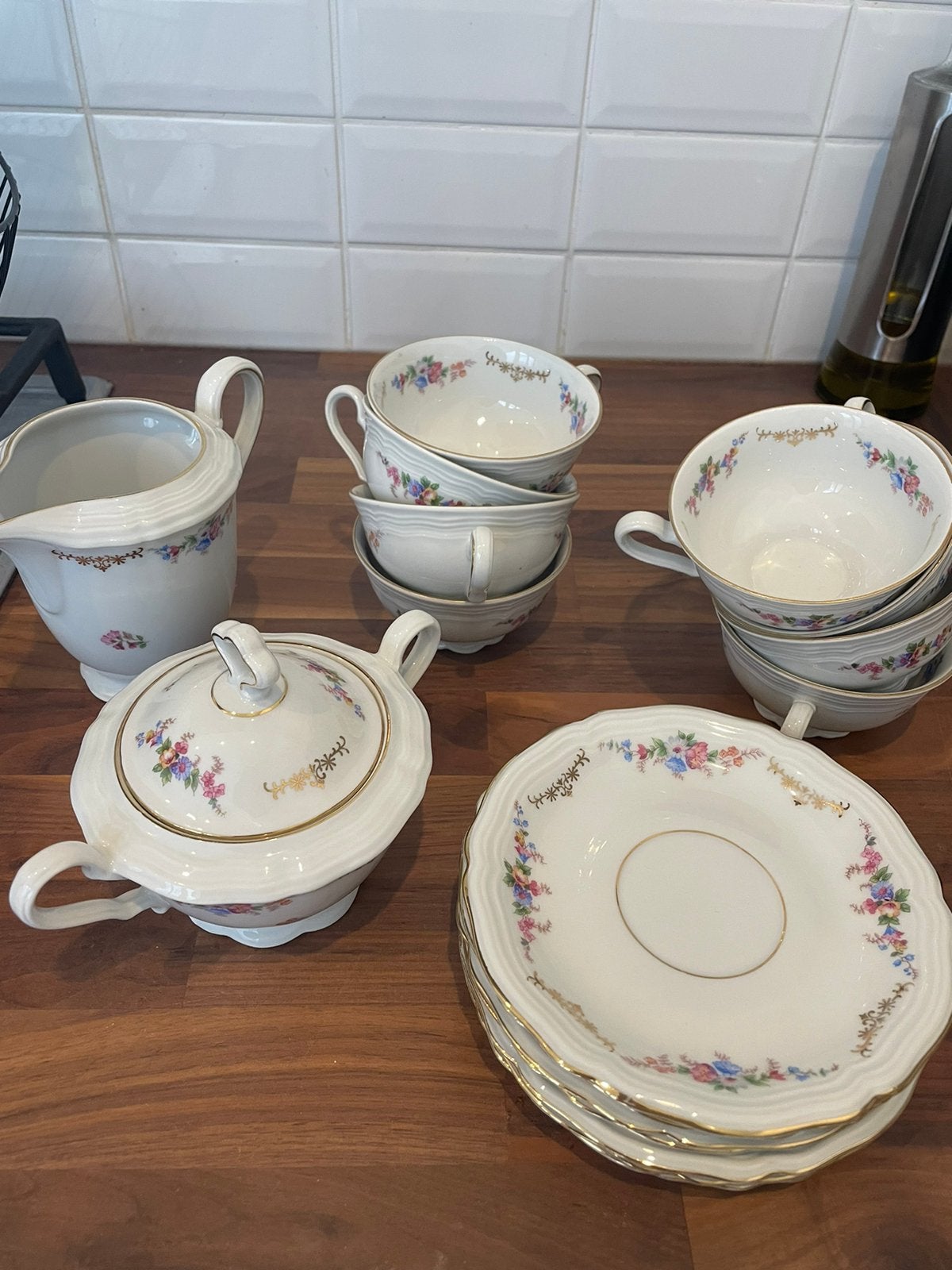 Vintage theeset, Antiek en Kunst, Antiek | Servies compleet, Ophalen of Verzenden