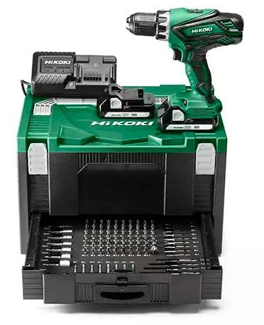Hitachi - Hikoki DS18DJL 18V2, Ophalen, Gebruikt, Variabele snelheid, Boor- en Schroefmachine