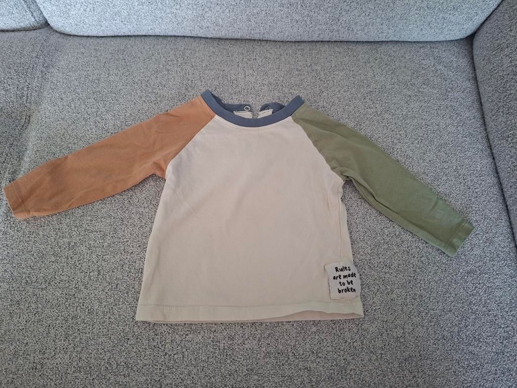 Chemise Zeeman Colorblock « Rules » - Taille 74, Enfants & Bébés, Vêtements de bébé | Taille 74, Utilisé, Garçon, Chemisette ou Manches longues