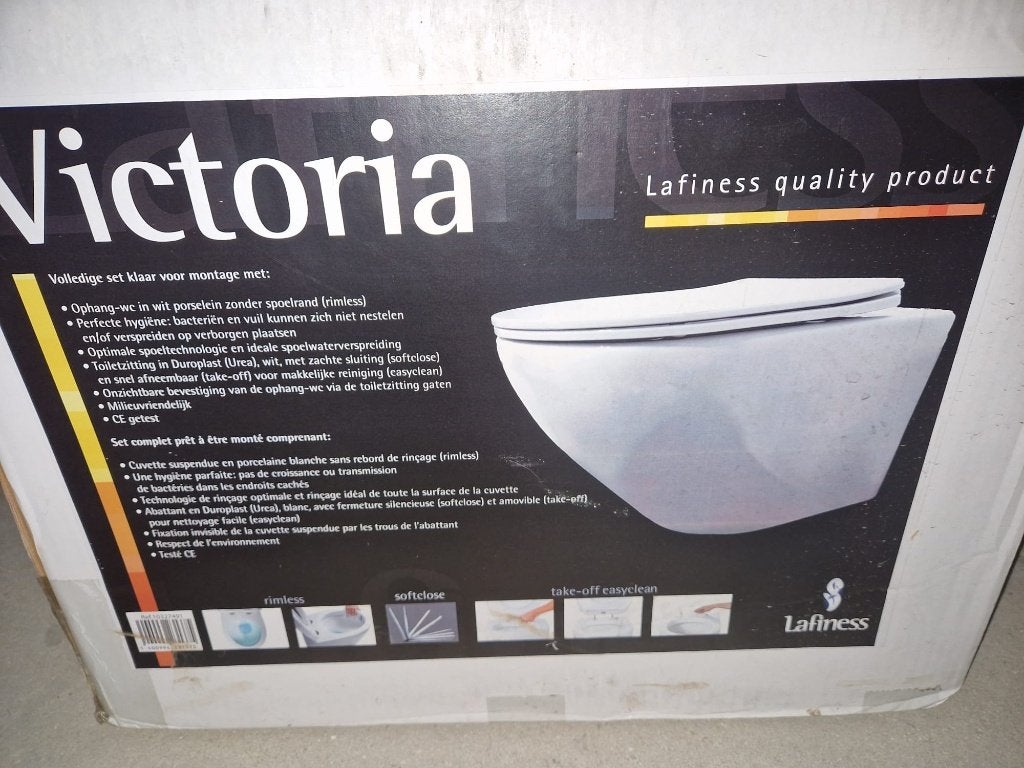 WC suspendu, Bricolage & Construction, Sanitaire, Neuf, Toilettes, Enlèvement