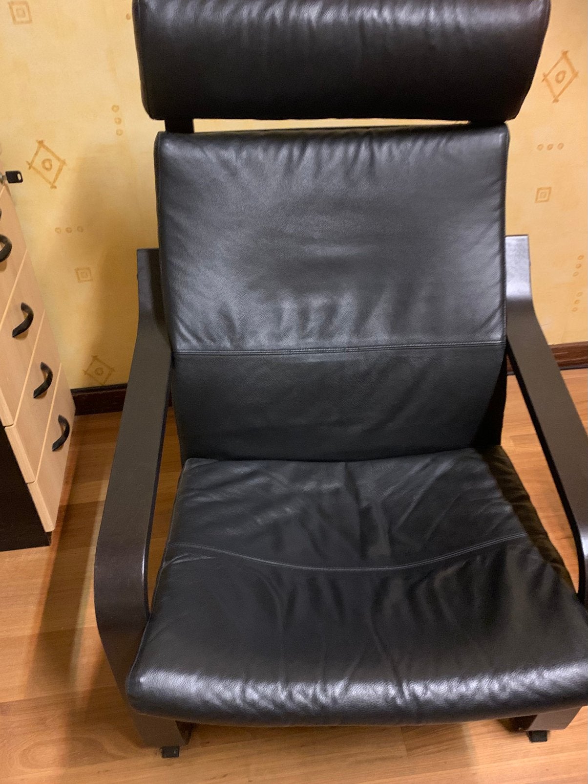 Fauteuil Pöang de ikea, Enlèvement, Comme neuf, Cuir