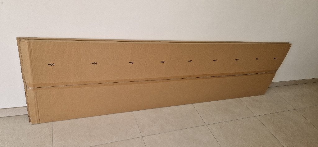 2 panelen met glanzende witte afwerking van IKEA, Doe-het-zelf en Bouw, Platen en Panelen, Ophalen, Nieuw, Overige materialen