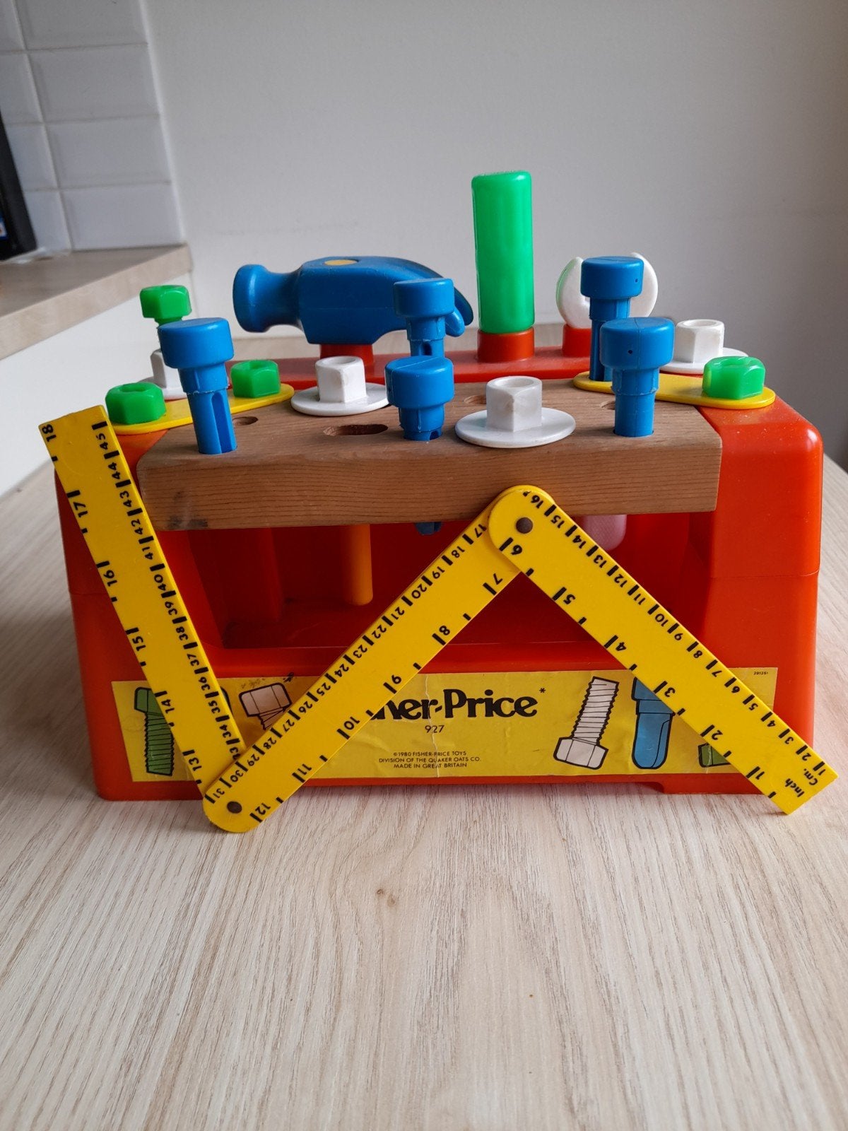 Vintage werkbank van Fisher Price, Enfants & Bébés, Jouets | Fisher-Price, Enlèvement