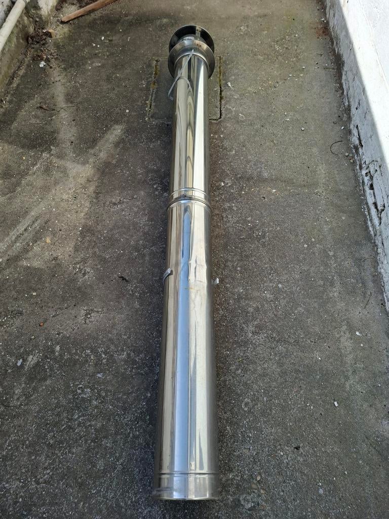 Dubbelwandige buis inox, Doe-het-zelf en Bouw, Ophalen, Inox