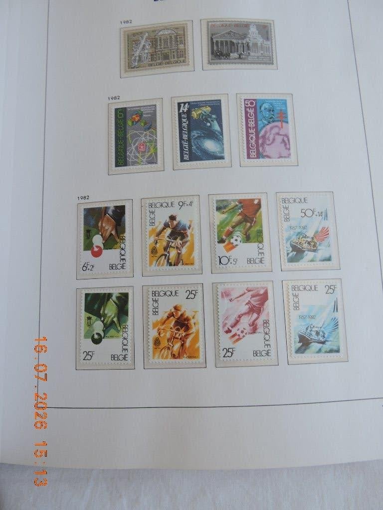 postzegels België DAVO jaargang 1982 tem 1999, Postzegels en Munten, Verzenden, Postfris