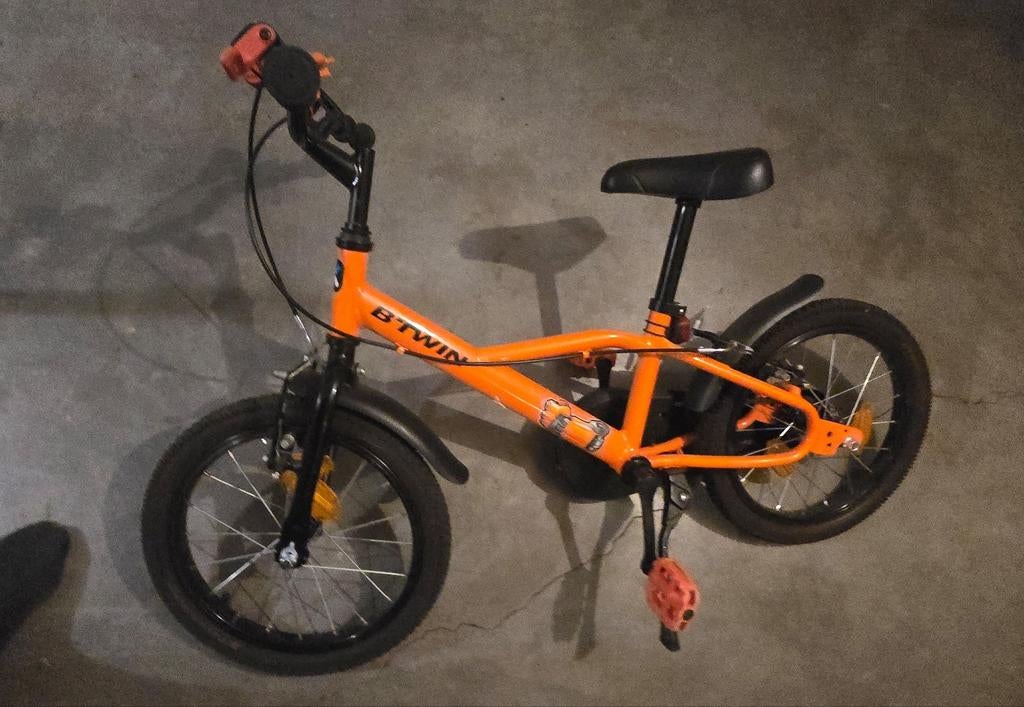 BWIN 16 inch fiets, Ophalen
