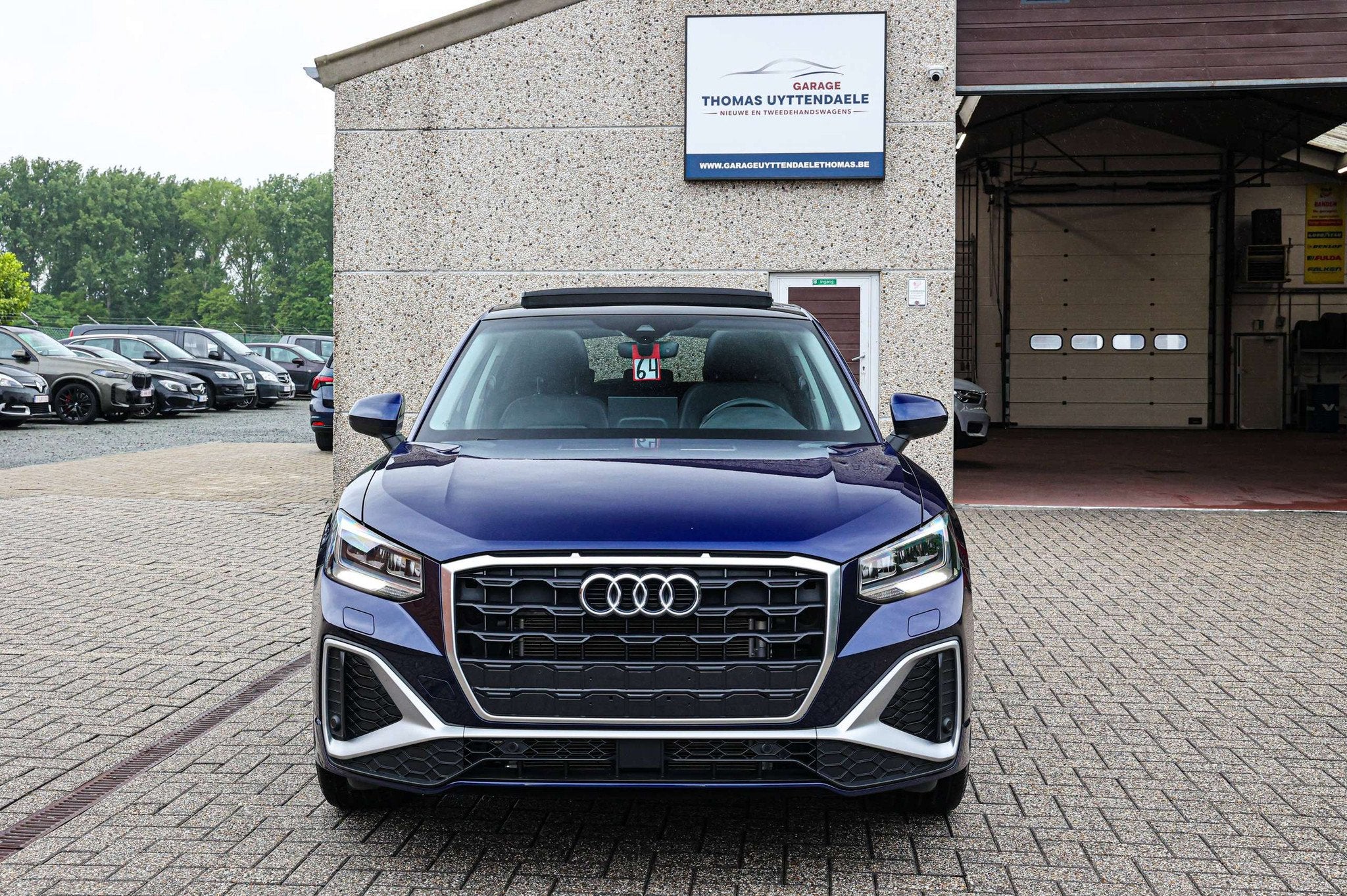 Audi Q2 S-LINE*PANORAMISCH-DAK*LEDER*ACHTERUITRIJCAMERA*ZETE, 1380 kg, 4 cilinders, Blauw, Leder