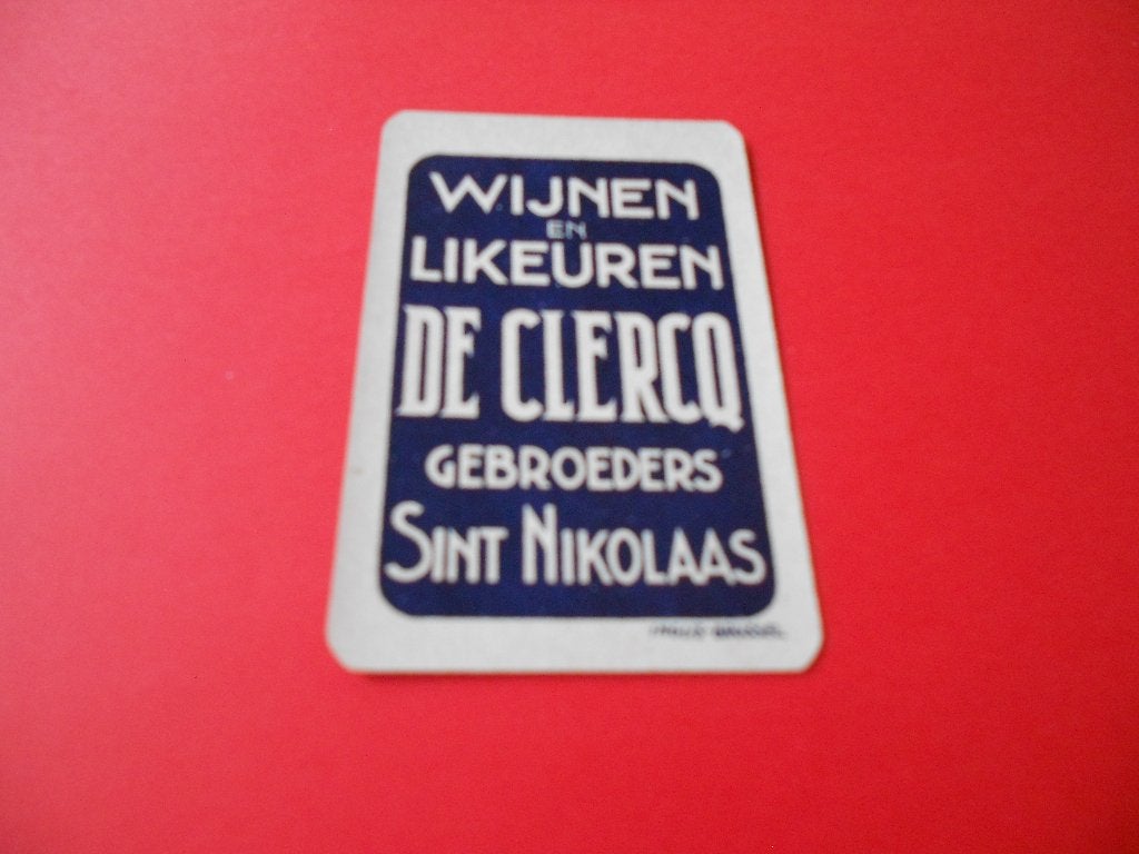 1 joker LIKUREN DE CLERCQ, Verzamelen, Ophalen of Verzenden, Gebruikt, Joker(s)