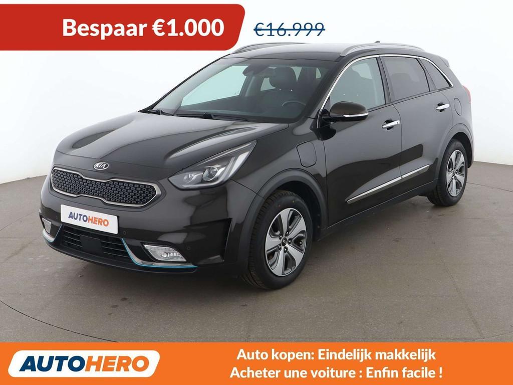 Kia Niro 1.6 Plug-in Hybrid Platin (automatique), Autos, Kia, Cuir, Achat, Noir, 5 places
