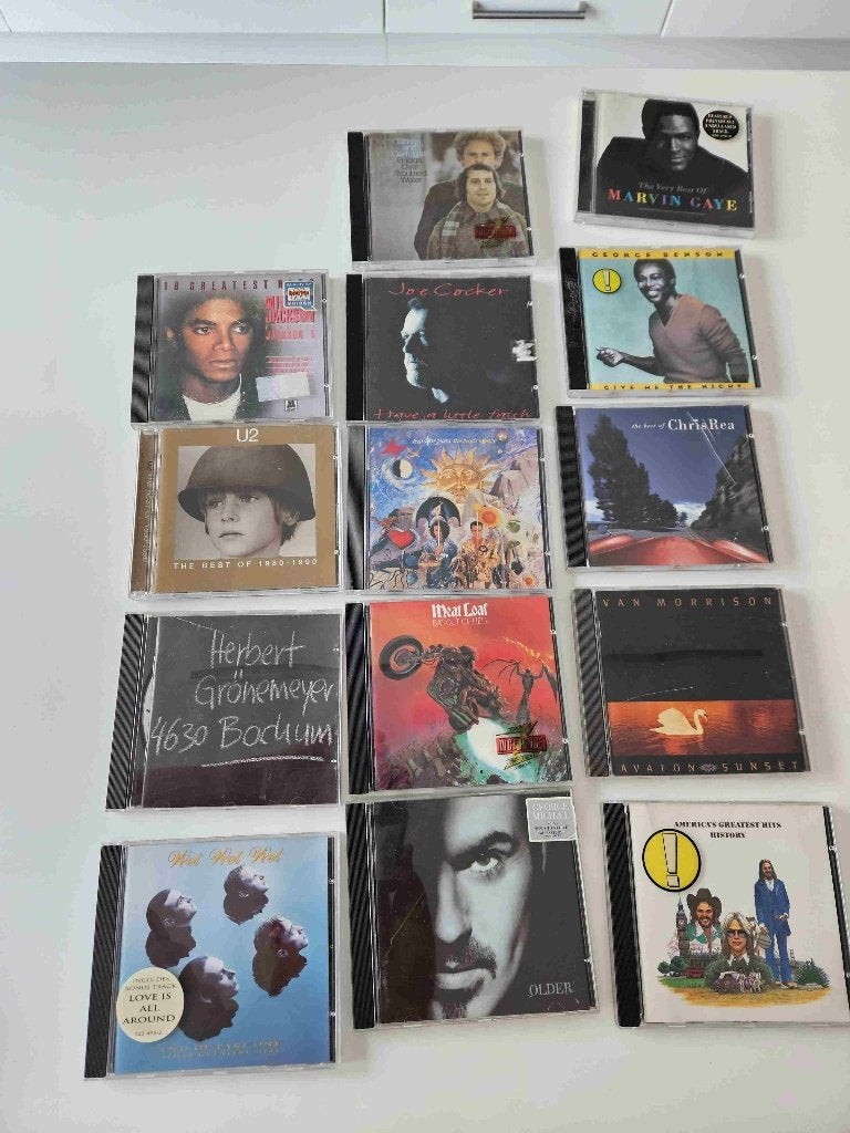Muziek CDs diversen pop, R&B, cubaans, film, frans, Enlèvement, Utilisé, Album
