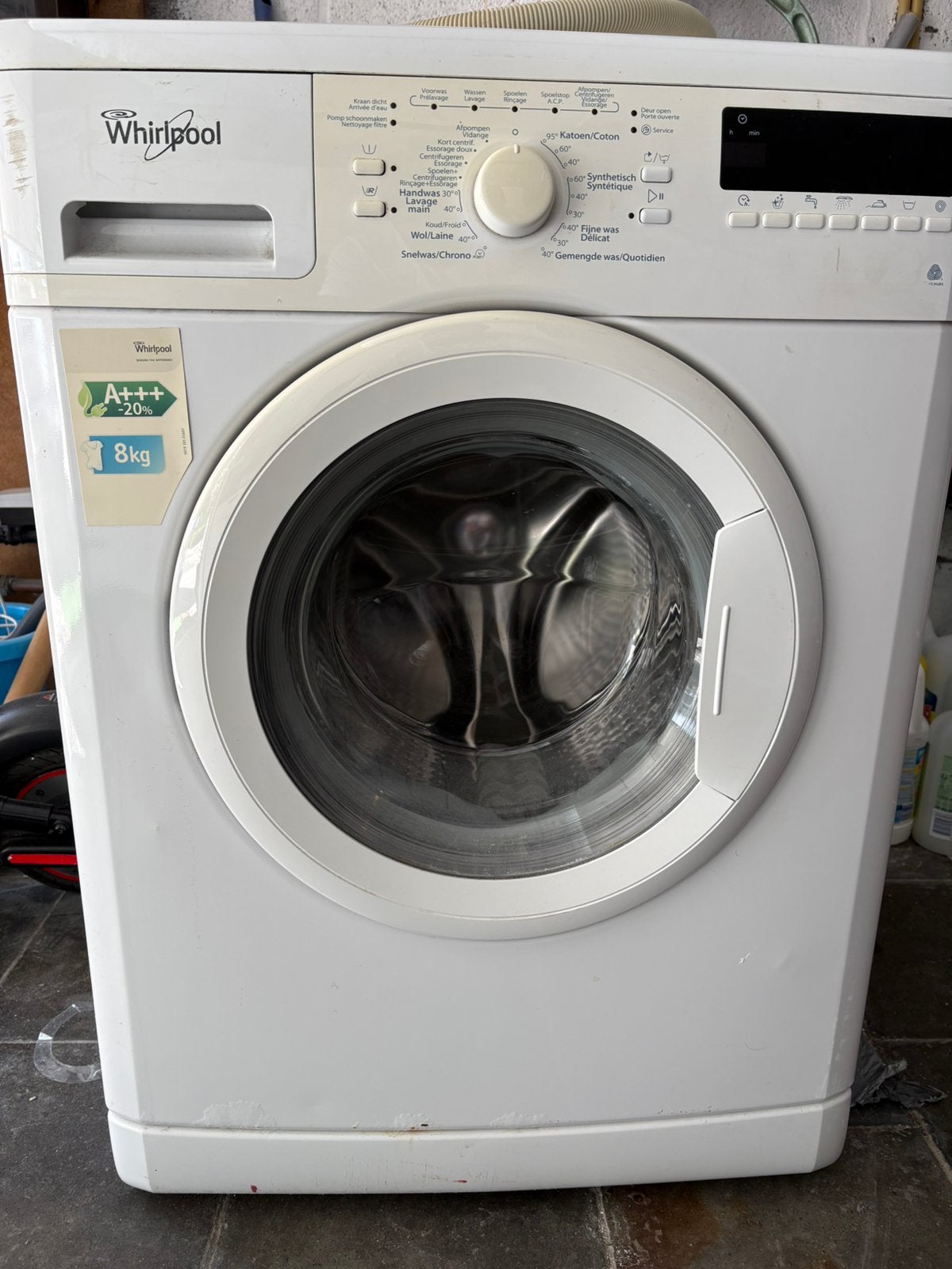 Wasmachine whirlpool, Elektronische apparatuur, Wasmachines, Ophalen, Zo goed als nieuw