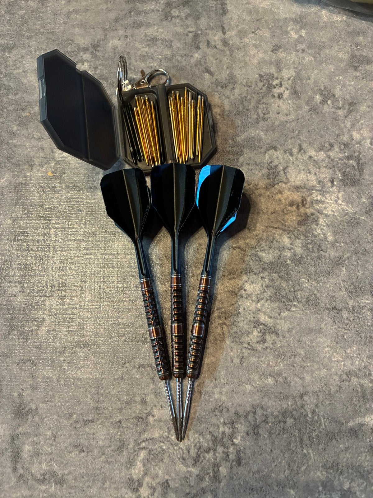 Harrows wolfram trinity quick points 25gr, Sport en Fitness, Darts, Ophalen, Zo goed als nieuw