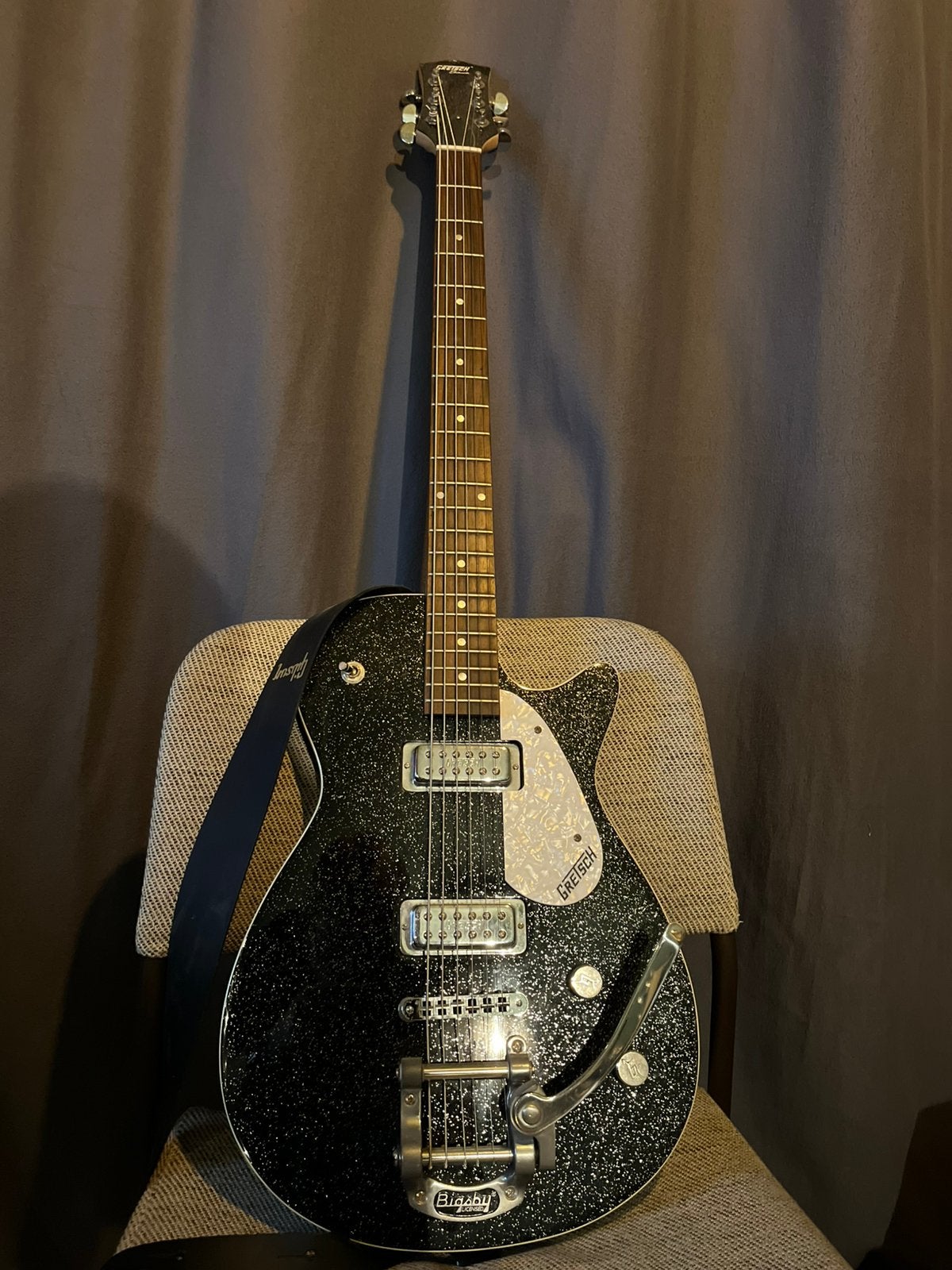 Gretsch Baritone, Ophalen of Verzenden, Zo goed als nieuw, Solid body, Overige merken