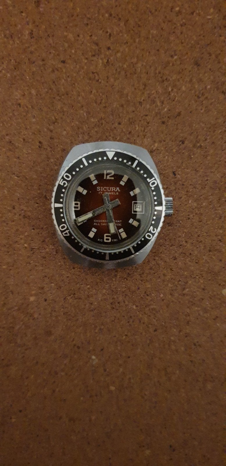 Sicura by Breitling duikers horloge, Leer, Staal, Verzenden, Breitling