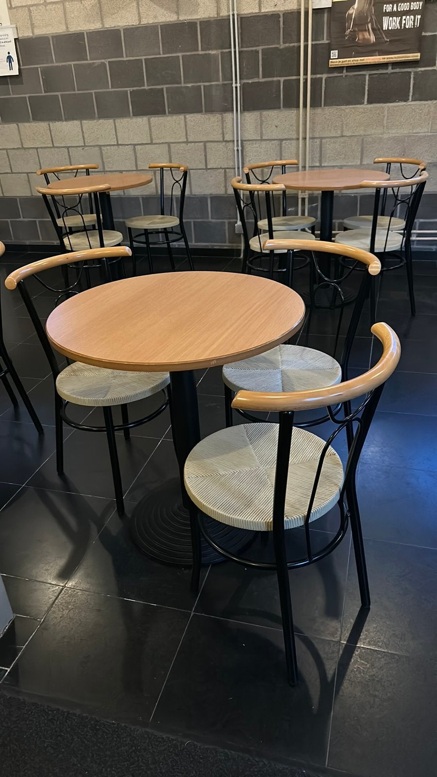 Cafetariameubilair, Huis en Inrichting, Ophalen, Zo goed als nieuw