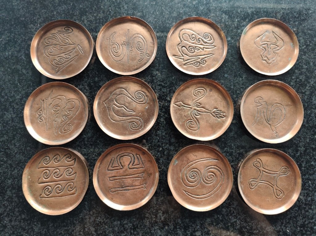 Congo koperen knutselset, Antiek en Kunst, Antiek | Brons en Koper, Koper, Ophalen