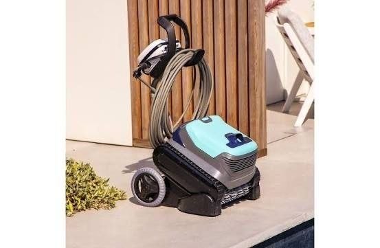 BluePlus Rob-i 3 zwembadrobot + caddy, Ophalen, Zo goed als nieuw