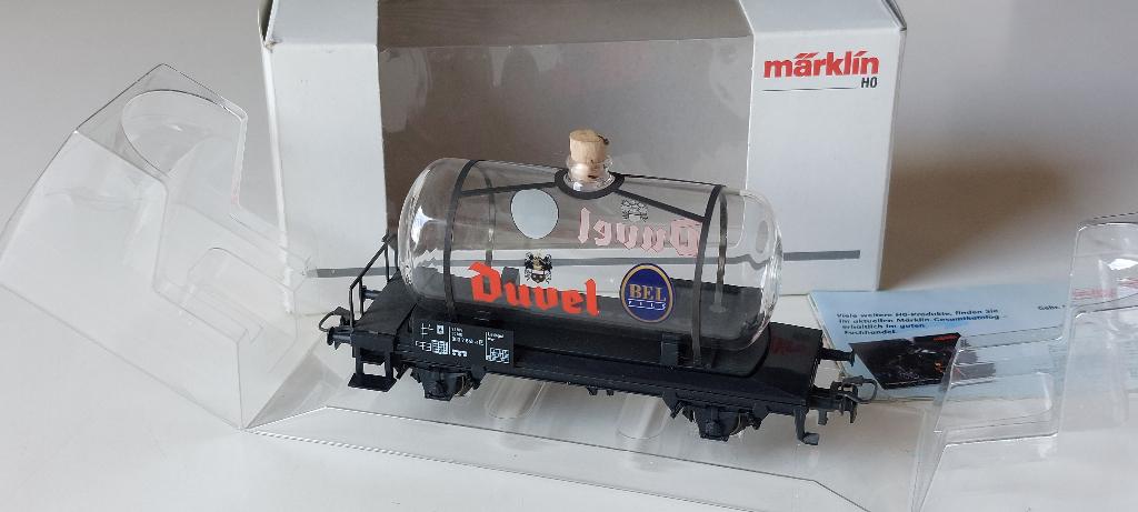 SNCB/NMBS MARKLIN BEGIAN BEER WAGON CITERNE DUVEL *HO*AC, Neuf, Analogique, Courant alternatif, Wagon
