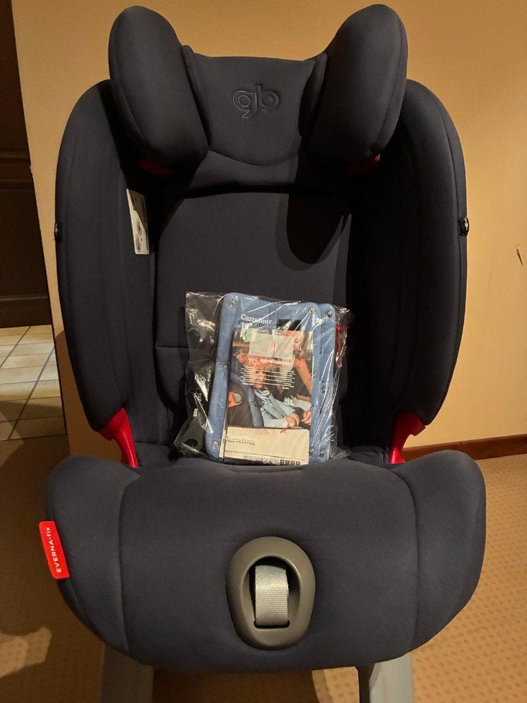 Siège auto - GB Everna - Fix, type 1-2-3, Autogordel of Isofix, Gebruikt, Afneembare rugleuning, 9 t/m 36 kg