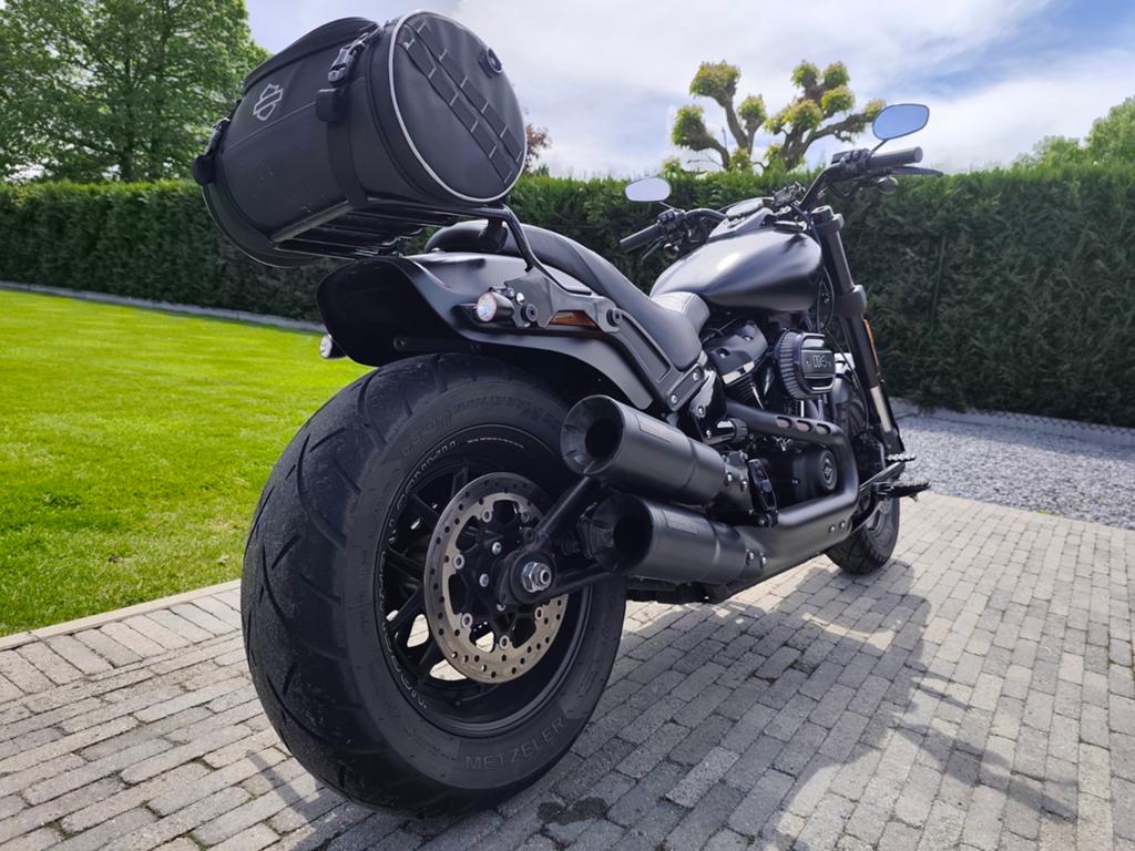 Harley fat bob, Permis Moto A, Chopper, 2 cylindres, Particulier