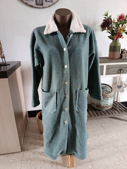 Linvosges badjas met badjas 40-42 in gemêleerd fleece, Kleding | Dames, Ophalen of Verzenden, Zo goed als nieuw