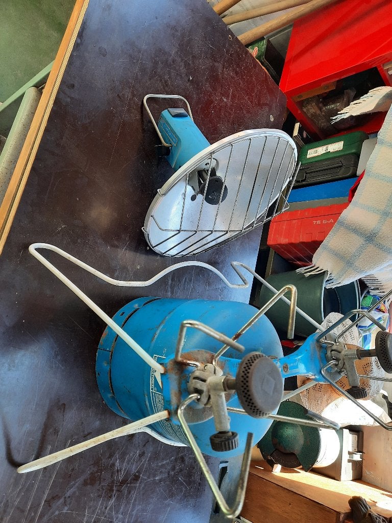 gasverwarmer en gaskooktoestel, Caravans en Kamperen, Ophalen, Gebruikt