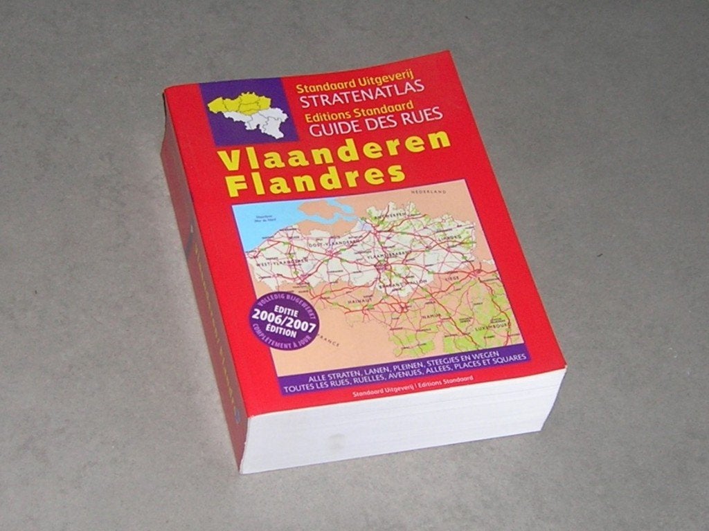 Stratenatlas Vlaanderen, Boeken, Ophalen, Overige atlassen, Zo goed als nieuw, België