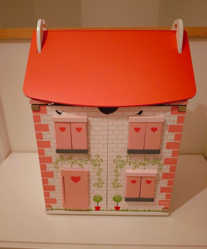houten poppehuis, Kinderen en Baby's, Speelgoed | Poppenhuizen, Ophalen, Poppenhuis