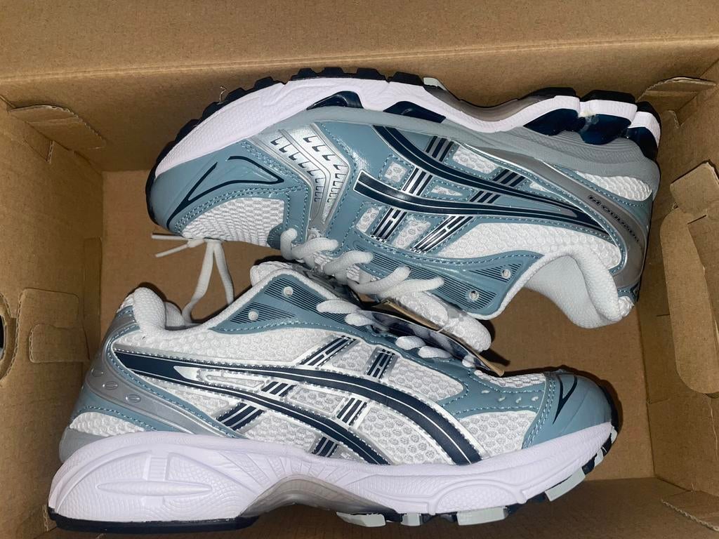 Asics kayano 14 bleu et blanc, Enlèvement ou Envoi, Neuf, Chaussures