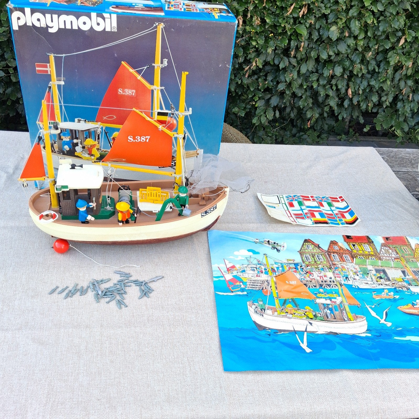 Vintage Playmobil 3551 vissersboot Suzanne, Kinderen en Baby's, Speelgoed | Playmobil, Ophalen of Verzenden