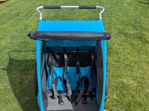 Fietskar thule met babysling, Ophalen, Gebruikt, Opvouwbaar, Thule