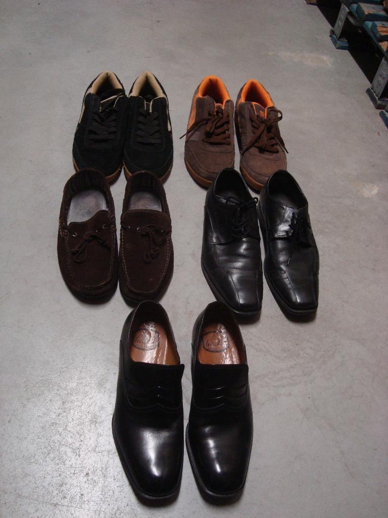 lot de 5 paires de chaussures homme, Enlèvement, Porté