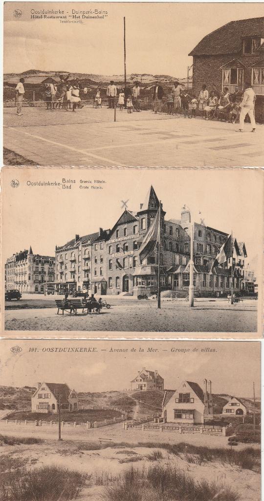 Carte postale Oostduinkerke, Envoi