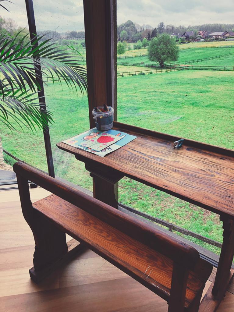 Banc d’ecole restauré, Enlèvement