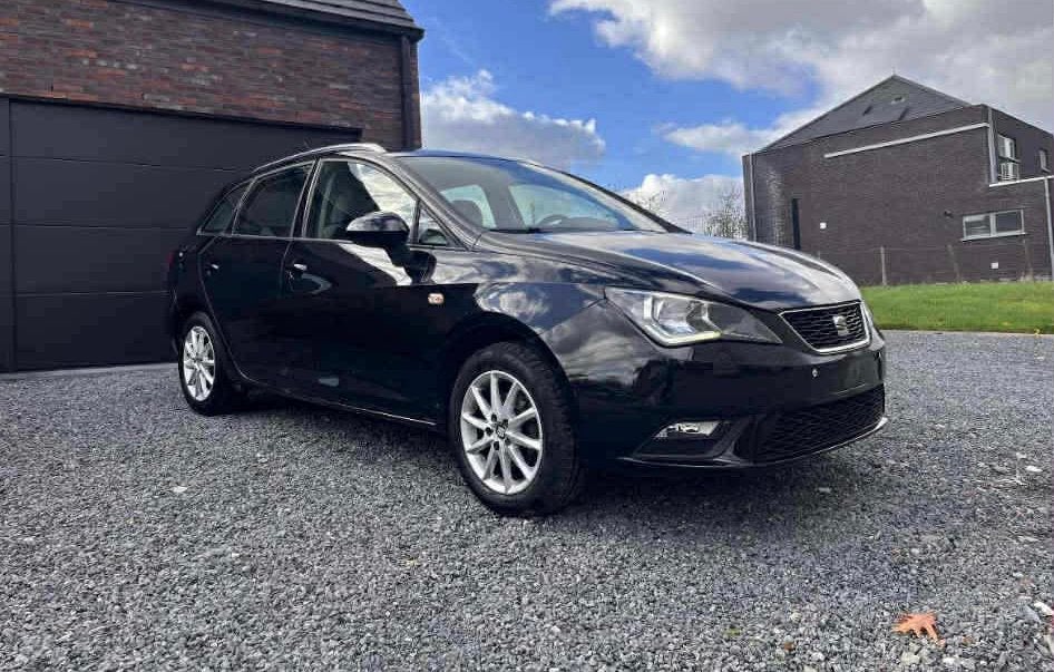 SEAT Ibiza 1.0 MPI uit 2016, Auto's, Stof, Zwart, 5 deurs, Particulier