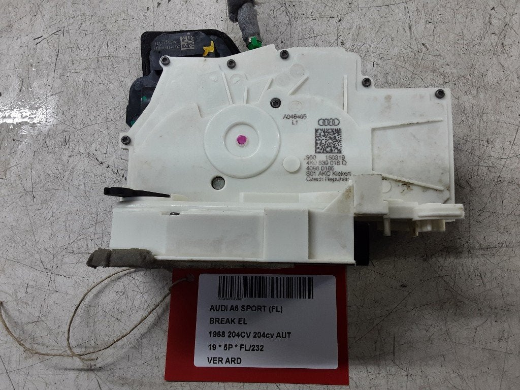 PORTIERSLOT RECHTS ACHTER Audi A6 Avant (C8) (4K0839016Q), Gebruikt, Mevr. I. Hauben, Achter, Audi