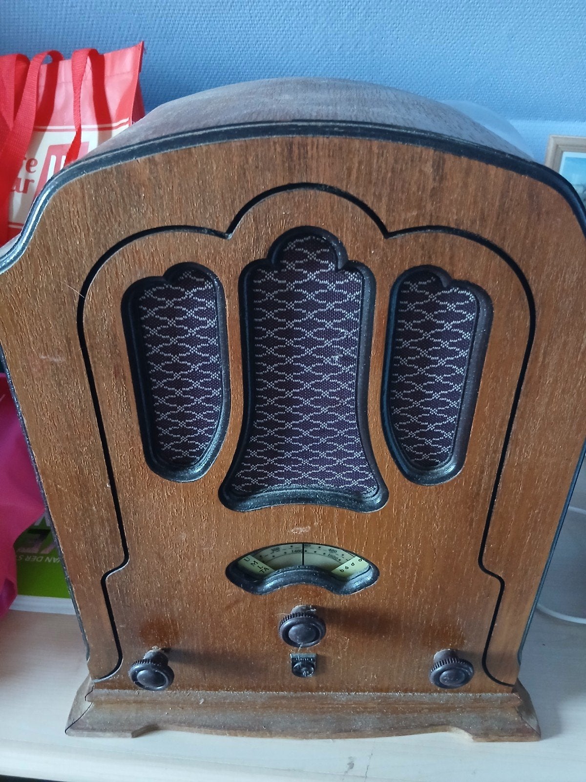Oude Philips- radio, Ophalen