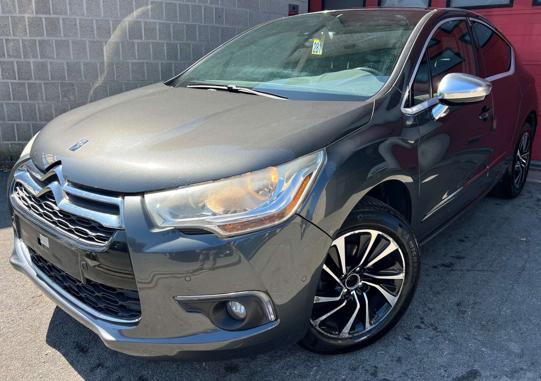 Citroën DS4 1.6 e-HDi Business + CUIR + CLIM (bj 2014), Euro 5, Gebruikt, Zwart, 4 cilinders