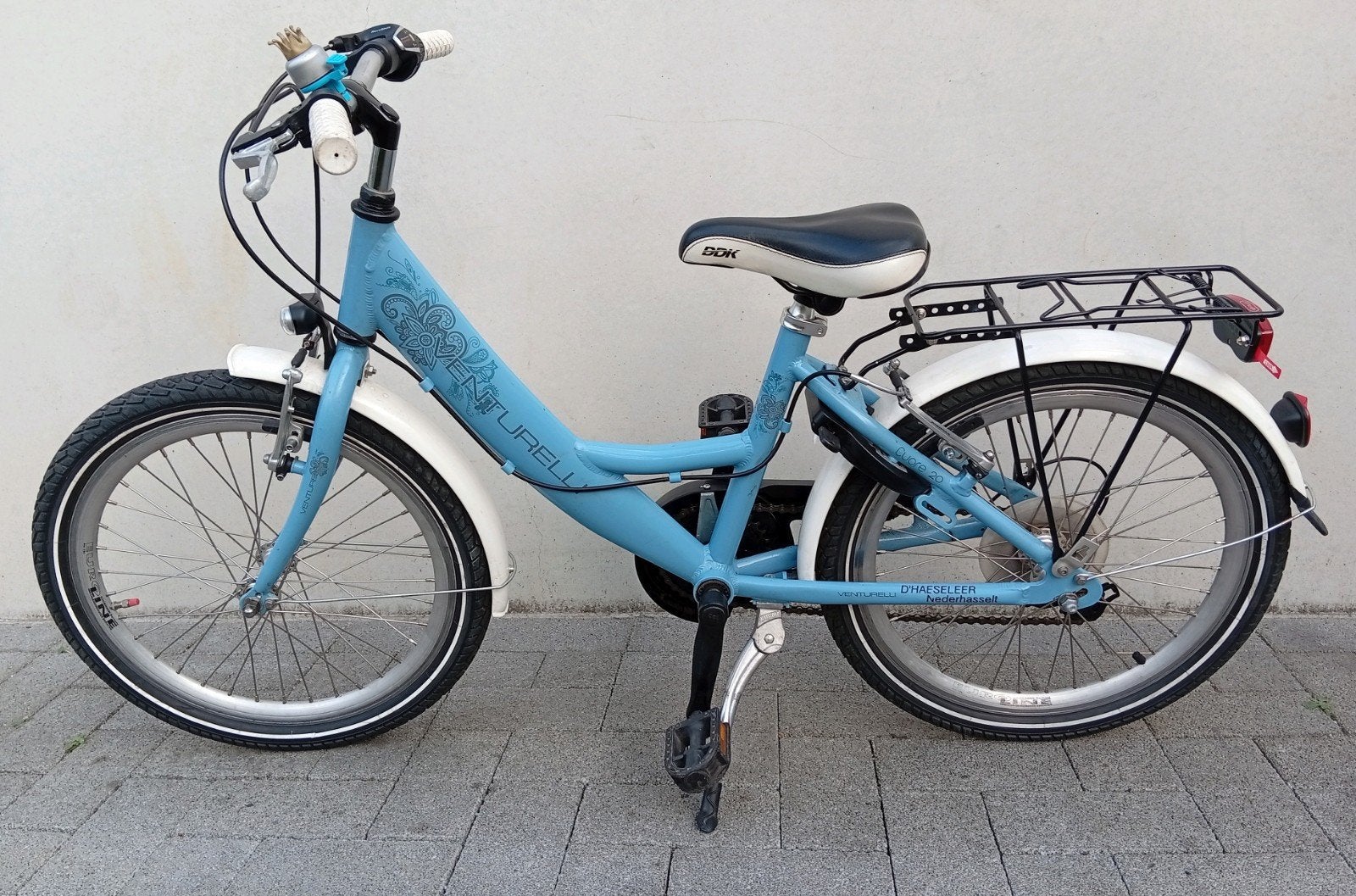 Meisjesfiets alu Venturelli 20inch 6speed NIEUWPRIJS 339€ 🚴, Vélos & Vélomoteurs, Frein sur jante, Comme neuf, Enlèvement, Oxford Sparta Batavus Norta gazelle Granville Sparta cube trek