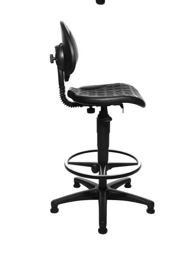 hoge bureaustoel/ werkplaatsstoel, Ophalen, Gebruikt, Bureaustoel