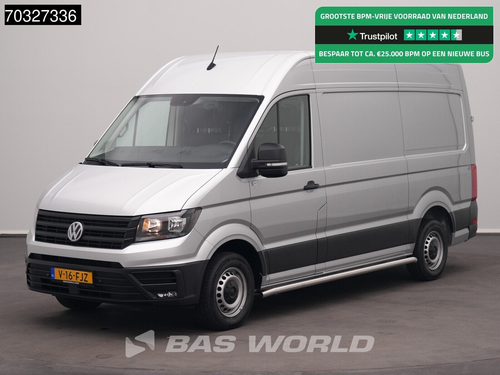 Volkswagen Crafter 140pk Automaat L3H3 Trekhaak Airco Cruise, Auto's, Automaat, Stof, Gebruikt, Euro 6
