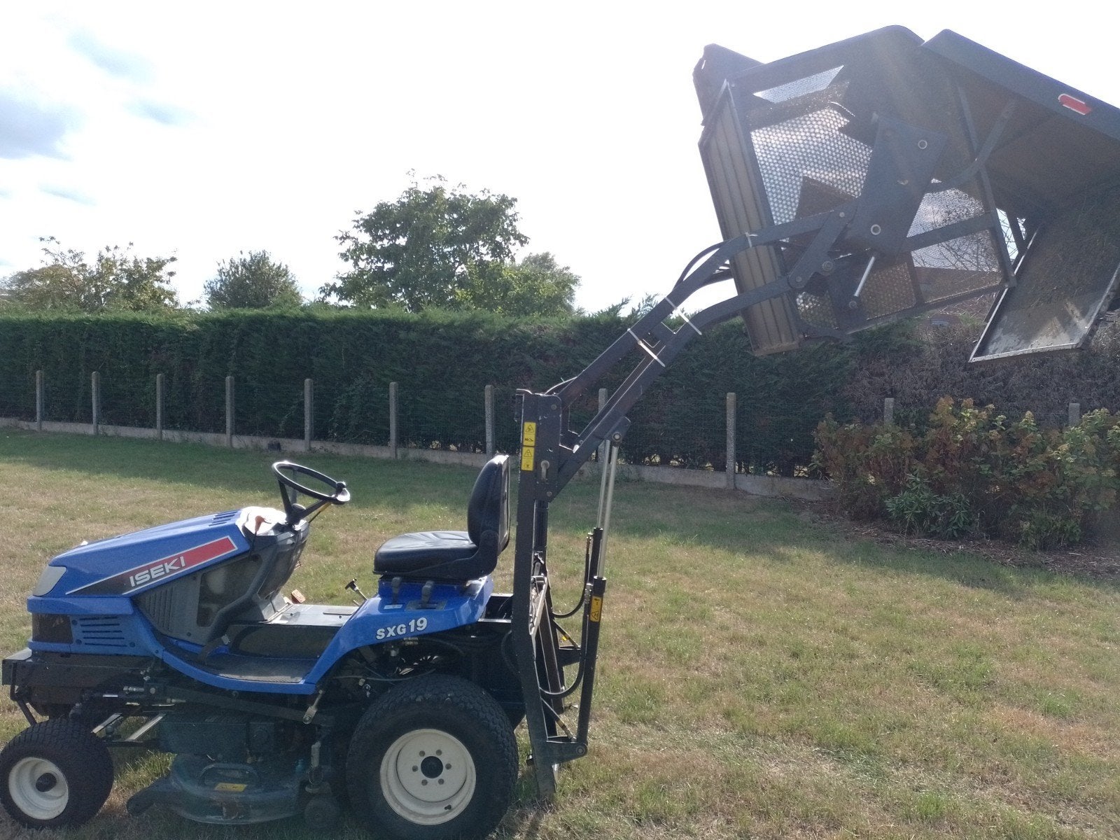 iseki sxg 19 hooglosser in uitstekende staat, Jardin & Terrasse, Tondeuses autoportées, Enlèvement