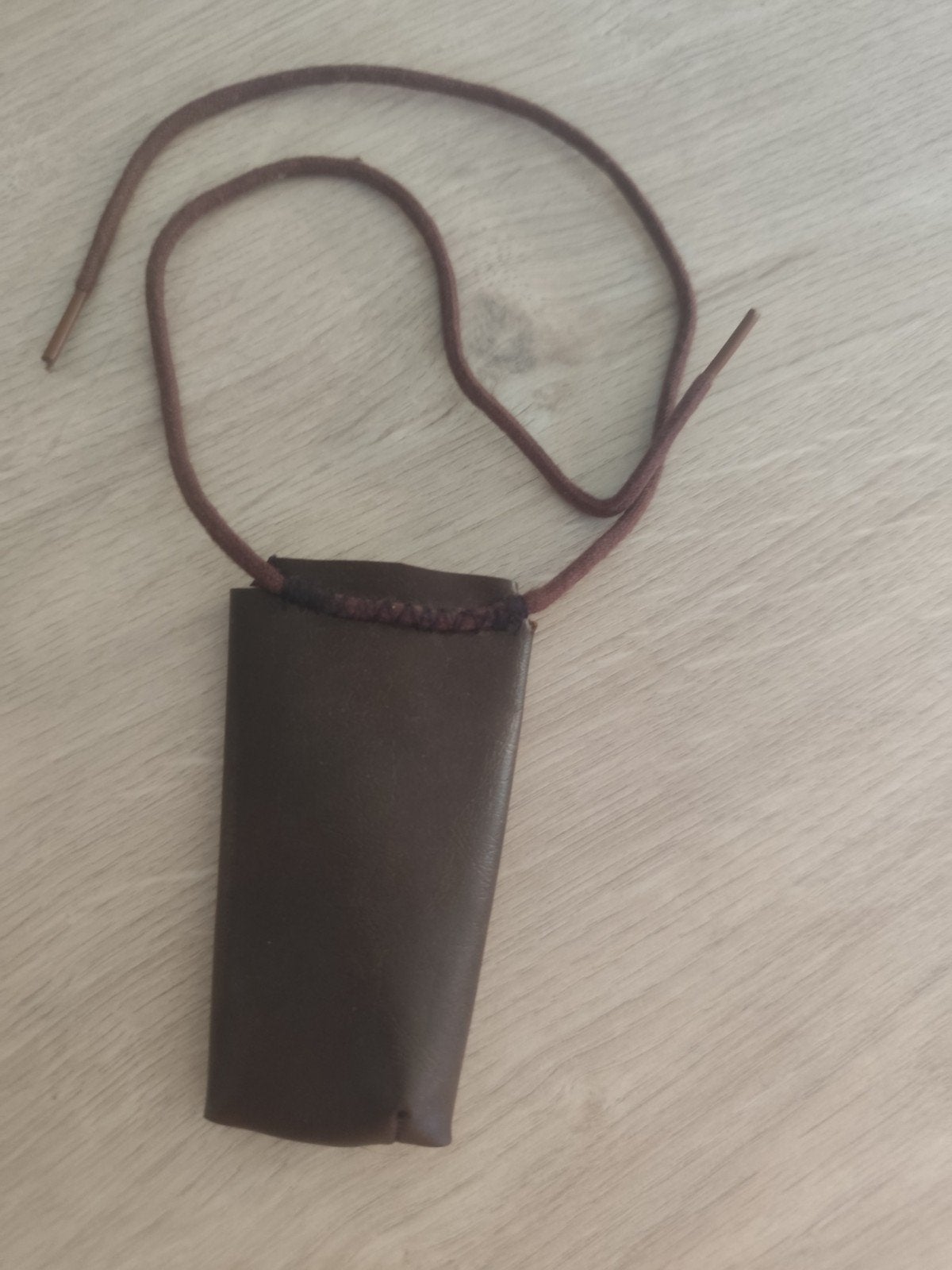 Protège-talon de conduite vintage en cuir, Enlèvement ou Envoi