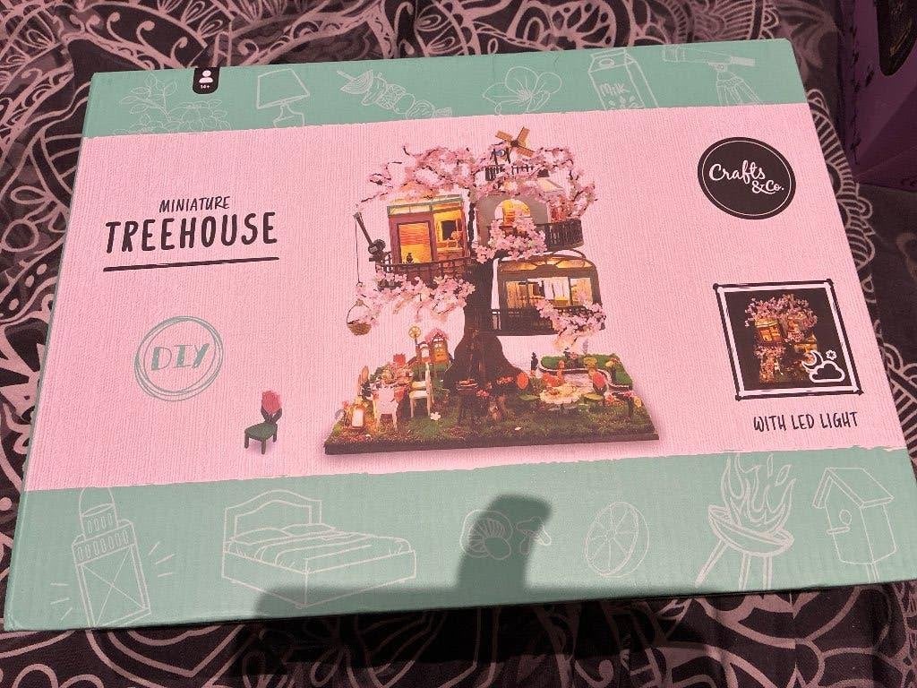 DIY miniatuurhuisje XXL, Treehouse, crafts & co, Enlèvement ou Envoi, Neuf, Kit de bricolage, Autres marques