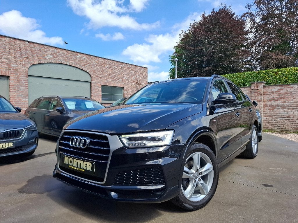 Audi Q3 S-Line , 1.4TFSi/150pk/124km,Leder,Navi,Leder,Xenon, Auto's, Voorwielaandrijving, Dealer onderhouden, 4 cilinders, Lichtsensor
