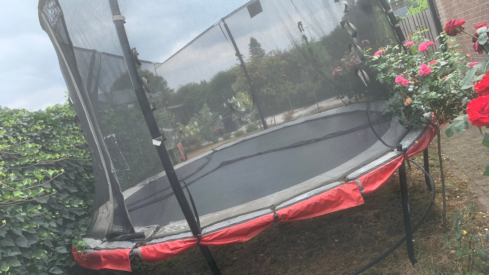 Trampoline te koop, Enlèvement, Utilisé