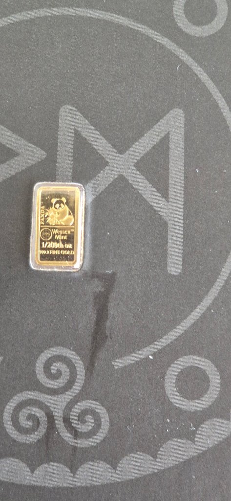 1/200 oz panda goud, Ophalen of Verzenden, Goud