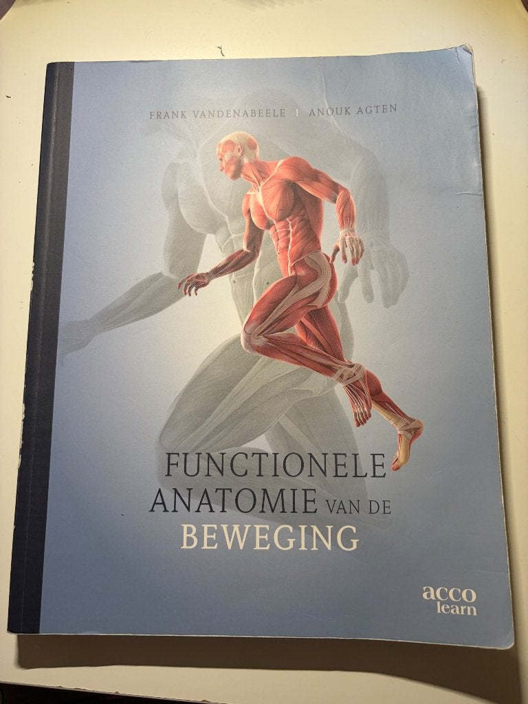Functionele anatomie van de beweging - Frank Vandenabeele, Ophalen of Verzenden, Gelezen, Hoger Onderwijs, Frank Vandenabeele; Anouk Agten