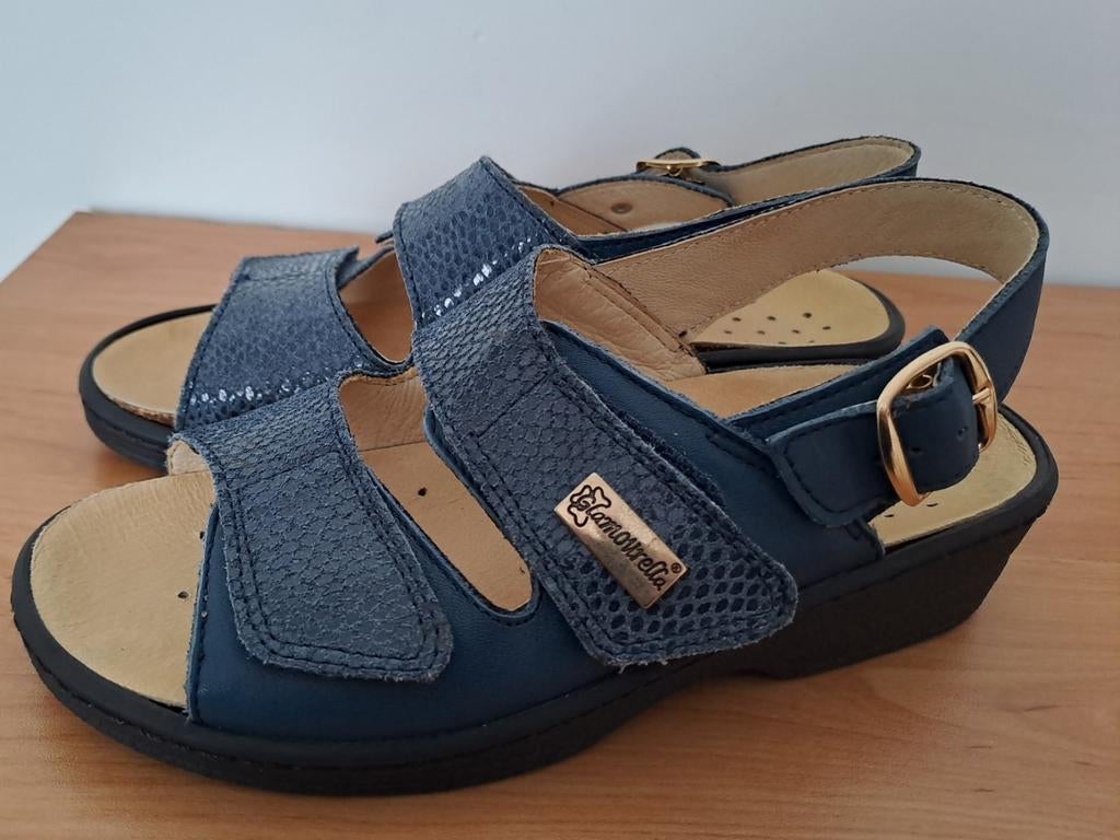 Damessandalen Glamourella Vera Pelle Nieuw 35, Kleding | Dames, Schoenen, Blauw, Nieuw, Sandalen of Muiltjes, Ophalen of Verzenden