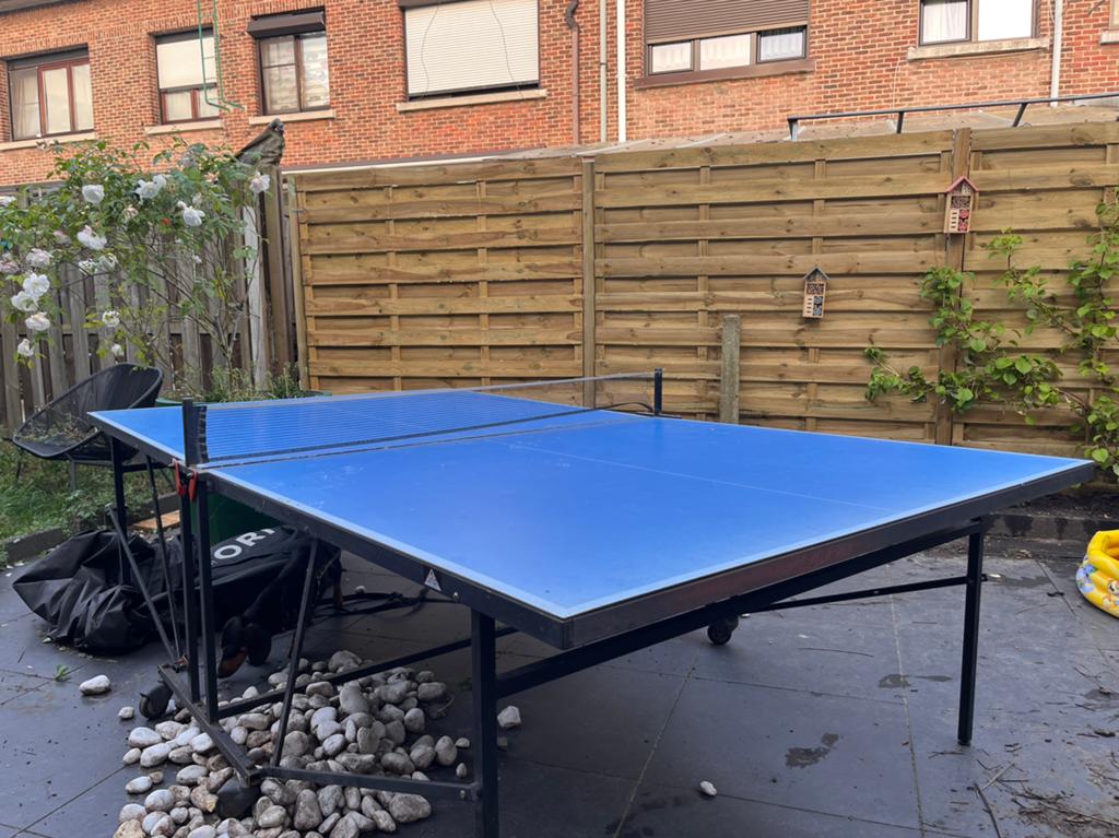 Pingpongtafel, Ophalen, Gebruikt, Tafel Outdoor, Verrijdbaar